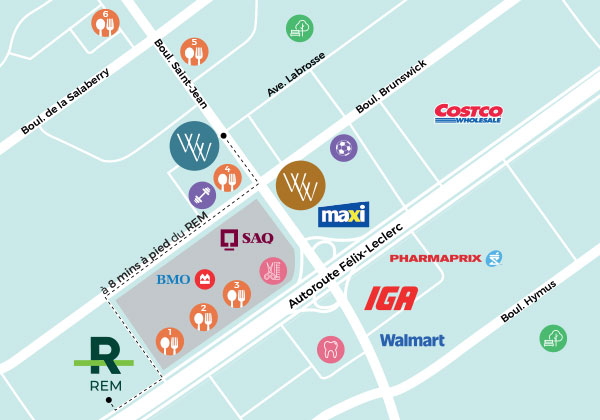 Map Pointe-Claire